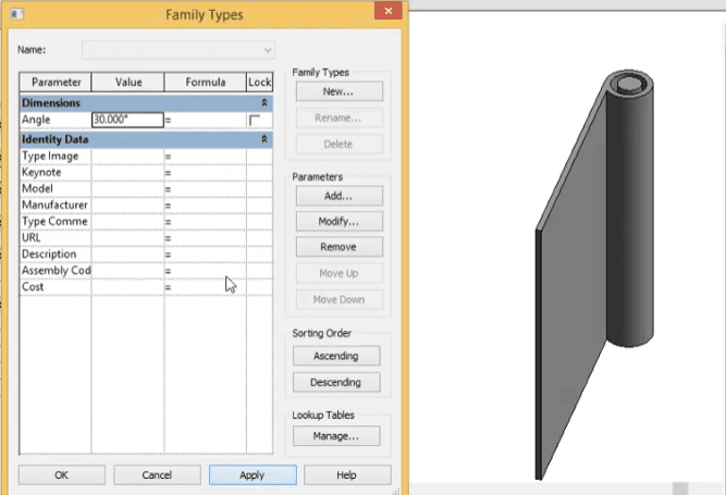 Architectural Family Creation